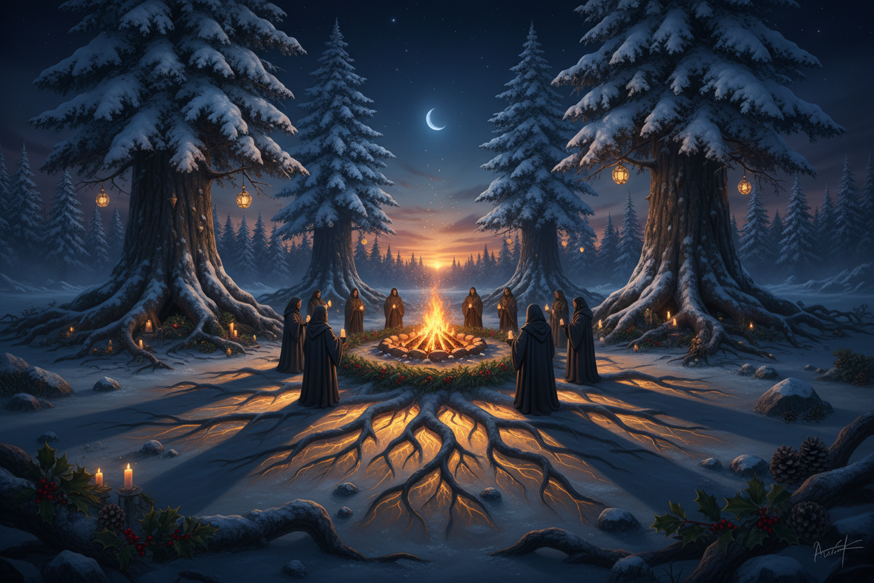 THE LONGEST NIGHT YULE ROOTED IN LIGHT